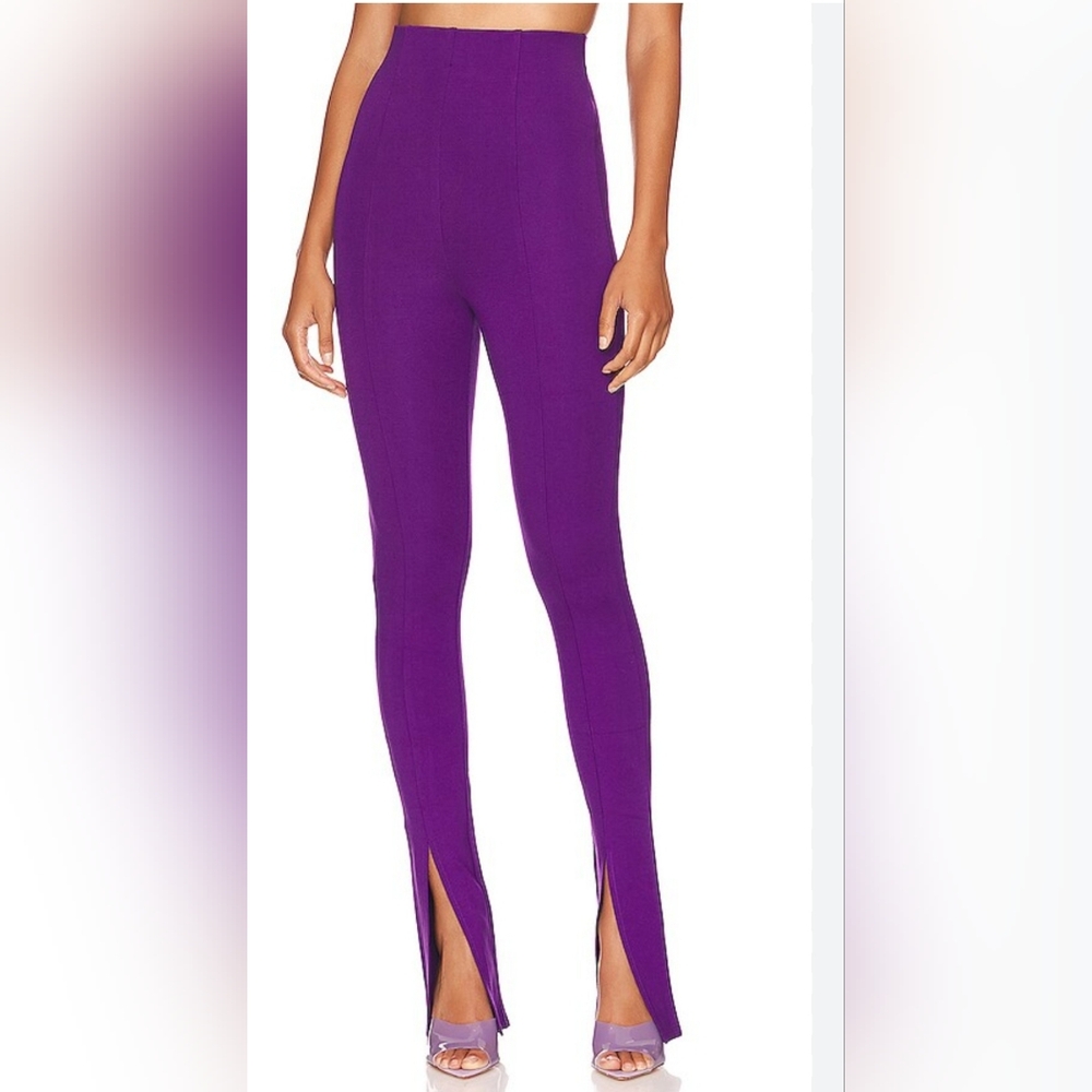 Lovers + Friends Purple Flare Leg Jeans